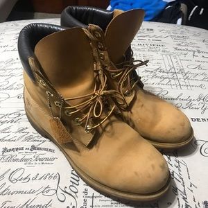 Timberland construction boot